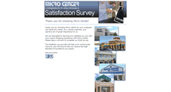 Desktop Screenshot of microcentersurveys.com